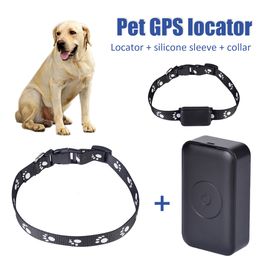 Other Dog Supplies USB Charging GBS Tracker Collar For Cat Pets Tracking Device GSM AGPS LBS SOS Monitor Recorder Elderly Children 230720