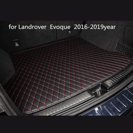 Custom anti-skid leather car trunk mat floor mat suitable for Landrover Evoque 2016-2019year car anti-skid mat332m