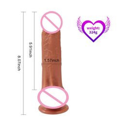 Lifelike 7 68 Inch Realistic Dildo Massager Waterproof Toy Flexible Women Pleasure Adult 210618273v