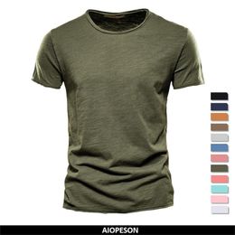 Men s T Shirts 100 Cotton Men Casual Soft Fitness Summer Thin Home Clothes O Neck Short Sleeve Soild for 230720
