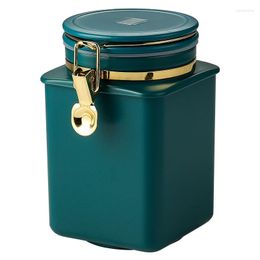 Storage Bottles Coffee Can Sealed Jar One-way Exhaust Bean Tea Snack Dry Fruit Fresh-keeping Box