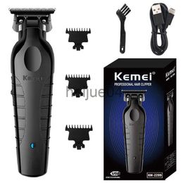 Clippers Trimmers Kemei Zero blade Hair Trimmer Professional Beard Trimmer For Men Electric Clipper Rechargeable Hair Cutting hine Barber Shop x0728