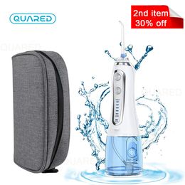 Other Oral Hygiene 5 Mode Oral Irrigator Portable Irrigators for Teeth Cleaning USB Rechargeable Dental Floss 300ml Water Pick Oral Water Jet Bag 230720