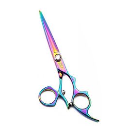 HIGH-END SERIES Japanese 440C Stainless 5 5 Swivel Thumb Professional Barber Razor Edge Hair Cutting Scissors and Hair Thinn317l