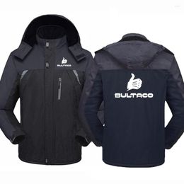 Men's Hoodies Buitaco Cemoto Motorcycles 2023 Men's Printed Thick Windbreaker Waterproof Warm Cold-Proof Mountaineering Comfortable