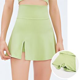 Skirts Sports Skirts With Linings And Shorts Workout Running Skirt Tennis Dance Fitness Dress Women Clothes Exercise Active Wear 230720