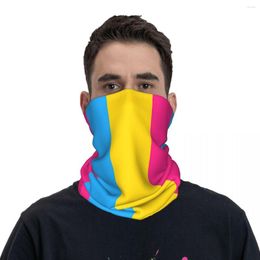 Scarves Pansexual Flag Bandana Neck Gaiter Merch Mask Scarf Multi-use Face Outdoor Sports For Men Women Adult Windproof