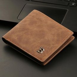 Wallets Business Men Small Money Purses Design Dollar Price Top Thin Wallet With Coin Bag Zipper 2023