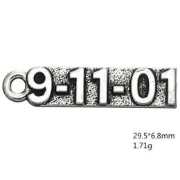 9-11-01 Engraved number Jewellery making charms Other Customised jewelry230t