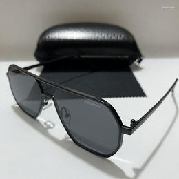 Sunglasses 2023 Classic High Quality Men Metal Oversized Vintage Retro Driving Outdoor Sports Sun Glasses C36