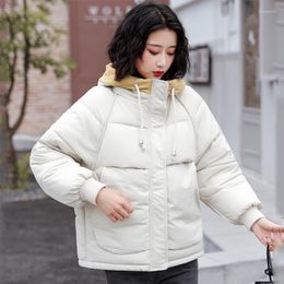 Women's Trench Coats Nice Winter Jacket Women High Quality Hooded Warm Thicken Padded Female Outwear Coat Short Parka Mujer Invierno