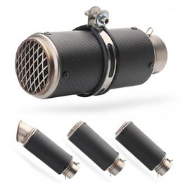 51mm 60mm motorcycle pipe exhaust with DB killer Motorcycle Exhaust Pipe Muffler for Mufflers Carbon Fiber1193j