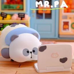 Action Toy Figures MRPA Working Week Series Blind Box Toys Cute Anime Figure Kawaii Mystery Model Designer Doll Gift 230720