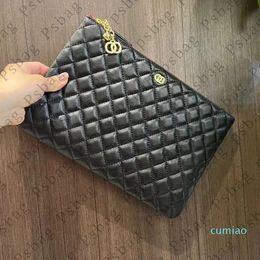 2023-clutch bag Makeup bag cosmetic bag genuine leather luxury pouch coin purse women washing shopping