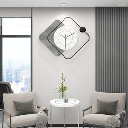 Wall Clocks Modern Simple Clock Living Room Home Fashion Art Watch Decoration Silent
