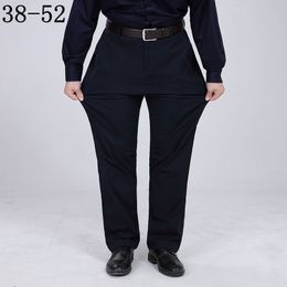 Mens Pants BKTrend Autumn Casual Business Elastic Fabric Loose Straight Black Blue Khaki Large 3852 230720