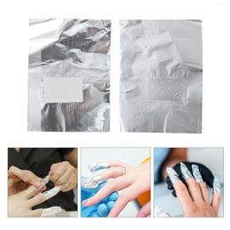 Nail Gel 200 Pcs Accessories Foil Wraps Removal Pads Lint Free Wipes Molding Polish Tool Remover Aluminum Manicure Supplies