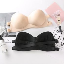 Bustiers & Corsets Liyida Seamless Underwear Tube Top Back Strap Bra Women Brassiere Beauty Hollow Wrap Sexy Lingerie Bandeau270f