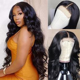 Ishow 5 5 Transparent Lace Closure Wig 28 34 40 Inch Loose Deep Curly Body Water Straight Brazilian Human Hair Front Wigs Peruvian260y