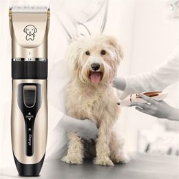 The latest 4 packages dog shaver pet hair clippers teddy cat shaving dog hair professional hair clipper trimming pet automatic s237E