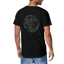 Men's Polos Human Transmutation Circle - Chalk T-Shirt T Shirt Man Sports Fan T-shirts Hippie Clothes Cute Tops Mens Cotton Shirts