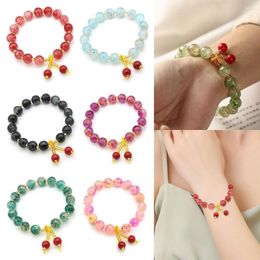 Link Bracelets 3PCS Fashion Women Accessories Cute Jewelry Gifts Adjustable Glass Beads Bracelet Party Gift Personality