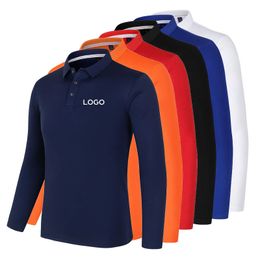 Men's Polos Men Solid Color Polo Shirt Unisex Casual T Shirts Custom Print Po Text DIY Your Team Class Group Uniform Poloshirt Tops 230720