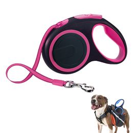 Dog Collars Leashes 358M Durable Nylon Retractable Leash Leads Automatic Extending For Small Medium Large Dogs Puppy Walking Rope 230720