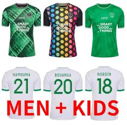 23 24 as Saints-Etienne soccer jerseys 2023 2024 etienne maillot de foot asse KHAZRI AOUCHICHE BOUANGA HAMOUMA Youssouf ABI CAMARA adult kids kit football shirts tops