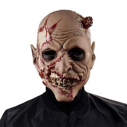 Party Masks Horror Zombie Skull Cosplay Bloody Scary Skeleton Latex Helmet Haunted House Halloween Carvinal Costume Props 230721