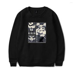 Men's Hoodies Ninju Shino Buff Mice Logo Crewneck Merch Sweatshirt Men Women Print Pullover Unisex Harajuku Casual