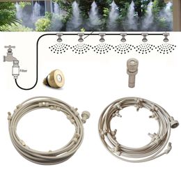 Watering Equipments 69121518m High Quality Cooling Water Fog Sprayer System Garden Nebulizer Outdoor Misting Kit for Greenhouse 230721