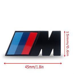 Premium M-SPORT for BMW Car Chrome Emblem Badge Logo Sticker Boot Trunk Rear 45mm288B