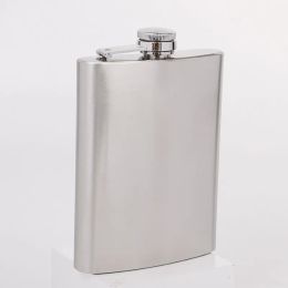 8oz Stainless Steel Hip Flask With Funnel Outdoor Portable Flagon 8 Ounce Hip Flasks Whisky Alcohol Stoup Wine Pot