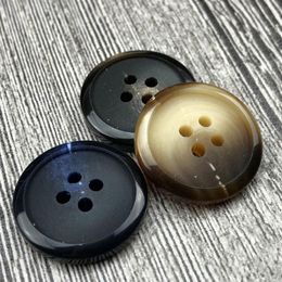 15mm-28mm Factory direct s imitation horn wear resin buttons four holes bread inside the matte sewing button men and women coa313f
