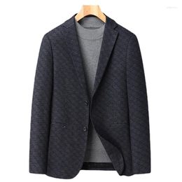 Men's Suits Arrival Fashion Autumn And Winter Casual Suit Trend Elastic Letter Youth Coat Size M L XL 2XL 3XL 4XL