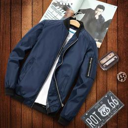 Men's Jackets Spring New Men's Bomber Zipper Jacket Male Casual Streetwear Hip Hop Slim Fit Pilot Coat Men Clothing Plus Size 4XL 5XL 6XL L230721