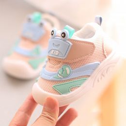 Athletic Outdoor Spring Baby Toddler Shoes Anti-slip Soft Rubber Bottom Kid Casual Breathable Knitting Sneaker Children Girls Boys Sports Shoes 230720