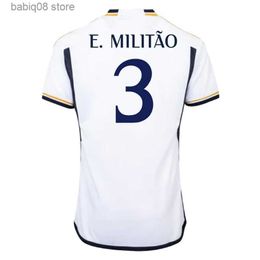 23 24 MODRIC VINI JR. Mens Soccer Jerseys BELLINGHAM TCHOUAMENI CAMAVINGA VALVERDE KROOS ALABA RODRYGO Home Pre-Race Wear Joint Edition Football Shirts T230720