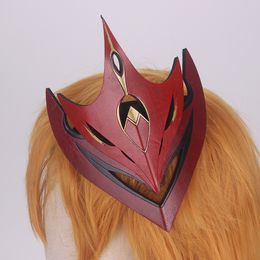 Game Genshin Impact Tartaglia Cosplay Masks EVA Props Helmet Halloween Party Prop Carnival Costume Masquerade
