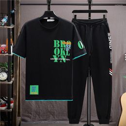 Men's Tracksuits Pants Sets Top Novelty In Male T Shirt High Quality Stylish Original Brands Stretch 2023 Trend Sweatshirt 5xl S Clothes For