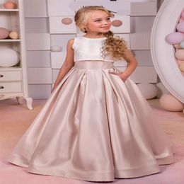 Lovely Kids Girls Two Piece Pageant Dress Birthday Party Dress for 8 9 10 11 12 13 years with Elegant Pocket232o