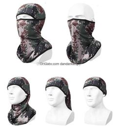 tactical Balaclava cap windproof dustproof anti UV protection full face masks outdoor cycling hiking hunting head hood scarf Motorbike Motorcycle Helmet hat