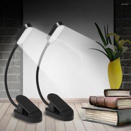 Night Lights LED Book Light Dimmable Flicker Free Colour Temperature Adjustable Hose Design Students Reading Lamp Clip Supplies