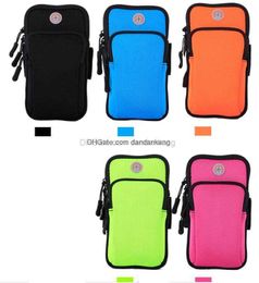mobile phone bags universal all phones Armband Arm Band Waterproof cellPhone Cases Cover Gym Run Sports Fitness Wrist Hand Belt Pouch bag
