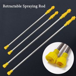 Watering Equipments Retractable 04508m Spraying Rod For Hand Pressure Sprayer Outdoor Garden Pesticide Spray Tree Can Accessories 230721