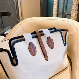 Oversize Canvas Shopping Bags Large Capacity Handbags Ladies Designer Classic Letter Women Shoulder Bag Travel Tote252V