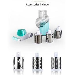 accessories Multifunctional Manual Vegetable Spiral Slicer Chopper Slicer Cheese Grater Clever Vegetable Cutter Kitchen Tools