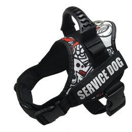 Dog Vest Harness for Service Dogs Soft Lining Padded Dog Training Vest with Reflective Patches and Handle for Large Medium Small 235d