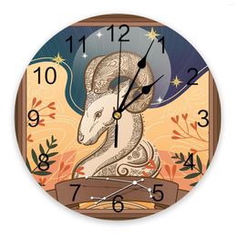 Wall Clocks Twelve Constellations Clock For Modern Home Decoration Teen Room Living Needle Hanging Watch Table